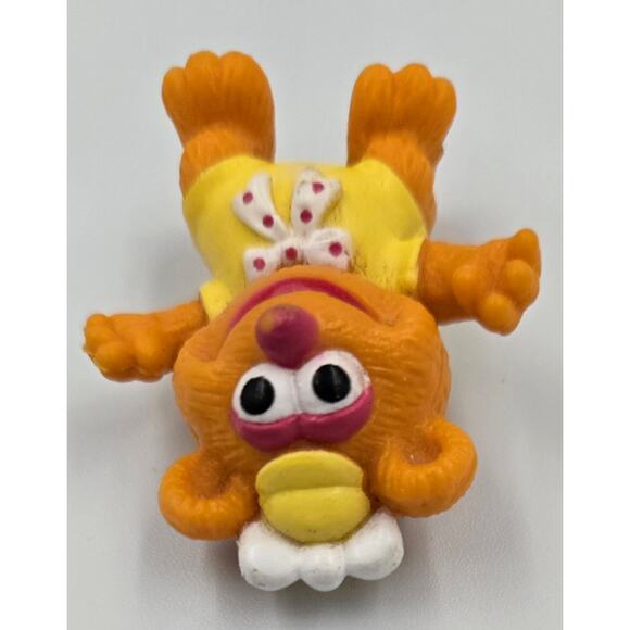 1986 Vintage Muppet Babies Fozzie the Bear and Kermit the Frog McDonalds Toys - Picture 6 of 10